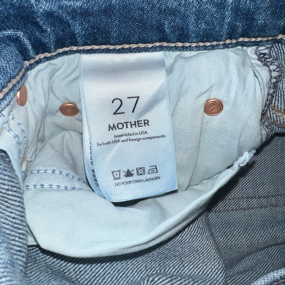 MOTHER SUPERIOR High Waisted Study Hover Jeans - Picture 4 of 8